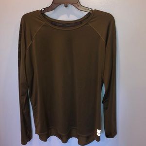 Pink Victoria’s Secret long sleeve exercise shirt